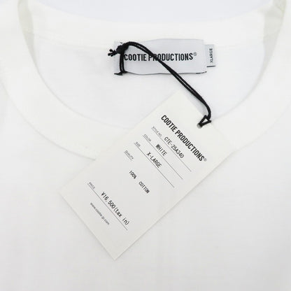 COOTIE | クーティー Oversized Print L/S Tee 長袖Ｔシャツ CTE-25A340 ホワイト サイズ：XL【瀬戸大橋店】