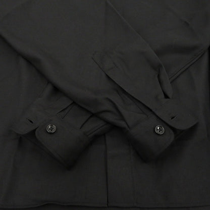 COOTIE | クーティー TECHWOOL Fly Front L/S Shirt 長袖シャツ CTE-25A405 ブラック サイズ：M【瀬戸大橋店】