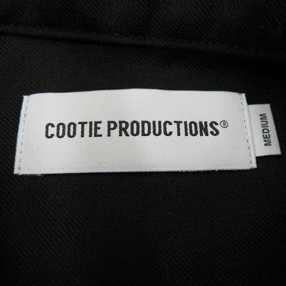 COOTIE | クーティー TECHWOOL Fly Front L/S Shirt 長袖シャツ CTE-25A405 ブラック サイズ：M【瀬戸大橋店】
