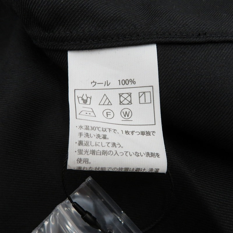 COOTIE | クーティー TECHWOOL Fly Front L/S Shirt 長袖シャツ CTE-25A405 ブラック サイズ：M【瀬戸大橋店】