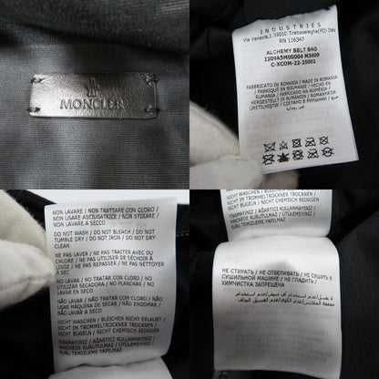 MONCLER | モンクレール ALCHEMY BELT BAG ウエストバッグ M3409 ブラック【瀬戸大橋店】