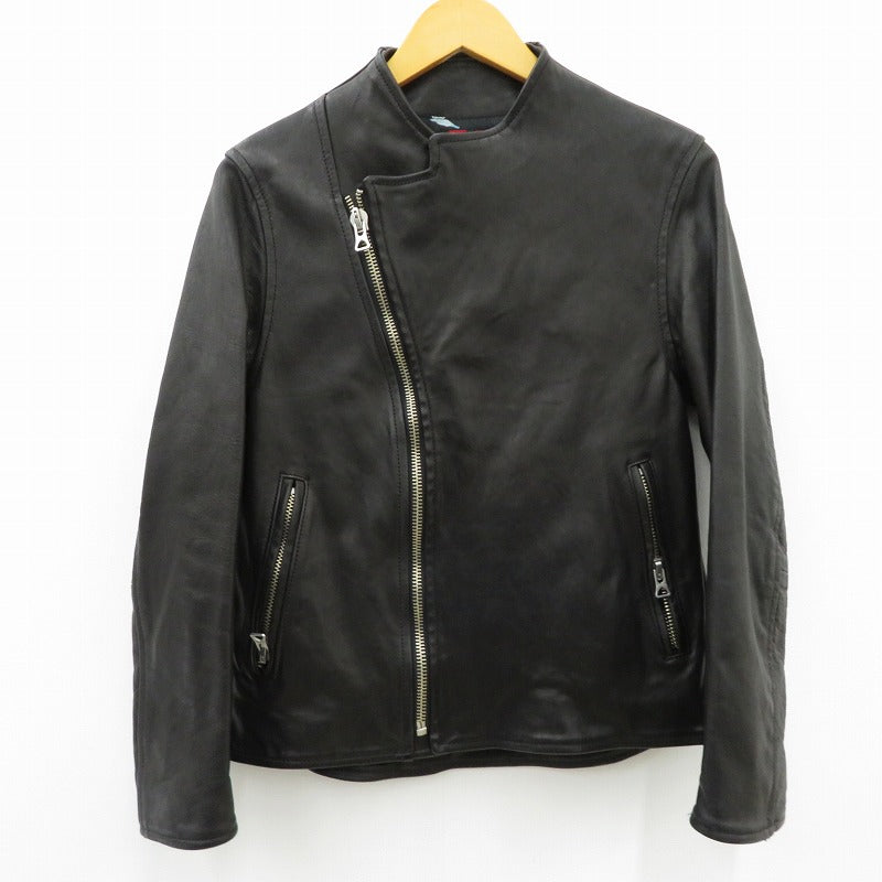 BRU NA BOINNE | ブルーナボイン ｱﾗﾝｼﾞｬｹｯﾄ ﾎｰｽﾊｲﾄﾞ レザー 5L-0001-2 ブラック サイズ：1【瀬戸大橋店】