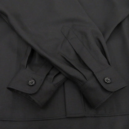 COOTIE | クーティー TECHWOOL Fly Front L/S Shirt 長袖シャツ CTE-25A405 ブラック サイズ：S【瀬戸大橋店】