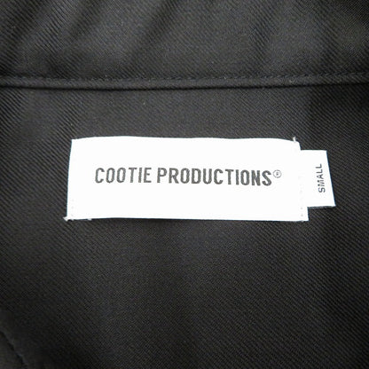 COOTIE | クーティー TECHWOOL Fly Front L/S Shirt 長袖シャツ CTE-25A405 ブラック サイズ：S【瀬戸大橋店】