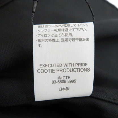 COOTIE | クーティー TECHWOOL Fly Front L/S Shirt 長袖シャツ CTE-25A405 ブラック サイズ：S【瀬戸大橋店】