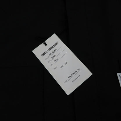 COOTIE | クーティー TECHWOOL Fly Front L/S Shirt 長袖シャツ CTE-25A405 ブラック サイズ：S【瀬戸大橋店】