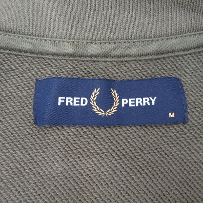 FRED PERRY | フレッドペリー Half Zip Sweatshirt スウェット M3574 カーキ サイズ：M【瀬戸大橋店】