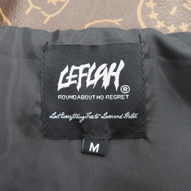 LEFLAH | レフラー ｽﾏｰｷﾝｸﾞJKT レザー ブラウン サイズ：M【瀬戸大橋店】