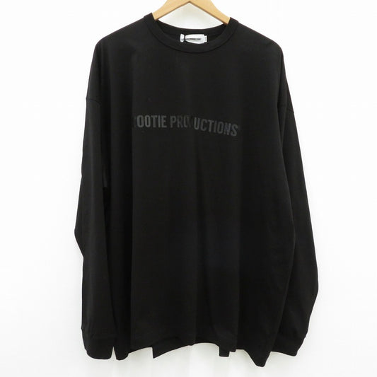 COOTIE | クーティー Oversized Print L/S Tee 長袖Ｔシャツ CTE-25A340 ブラック サイズ：XL【瀬戸大橋店】