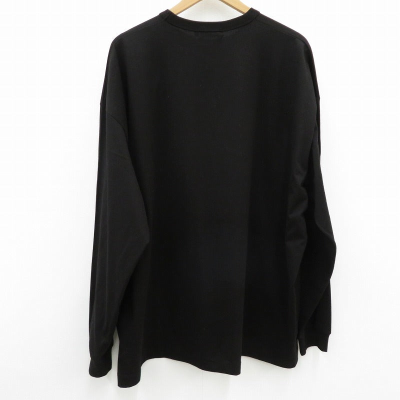 COOTIE | クーティー Oversized Print L/S Tee 長袖Ｔシャツ CTE-25A340 ブラック サイズ：XL【瀬戸大橋店】