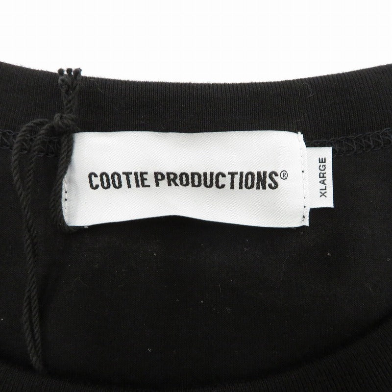 COOTIE | クーティー Oversized Print L/S Tee 長袖Ｔシャツ CTE-25A340 ブラック サイズ：XL【瀬戸大橋店】