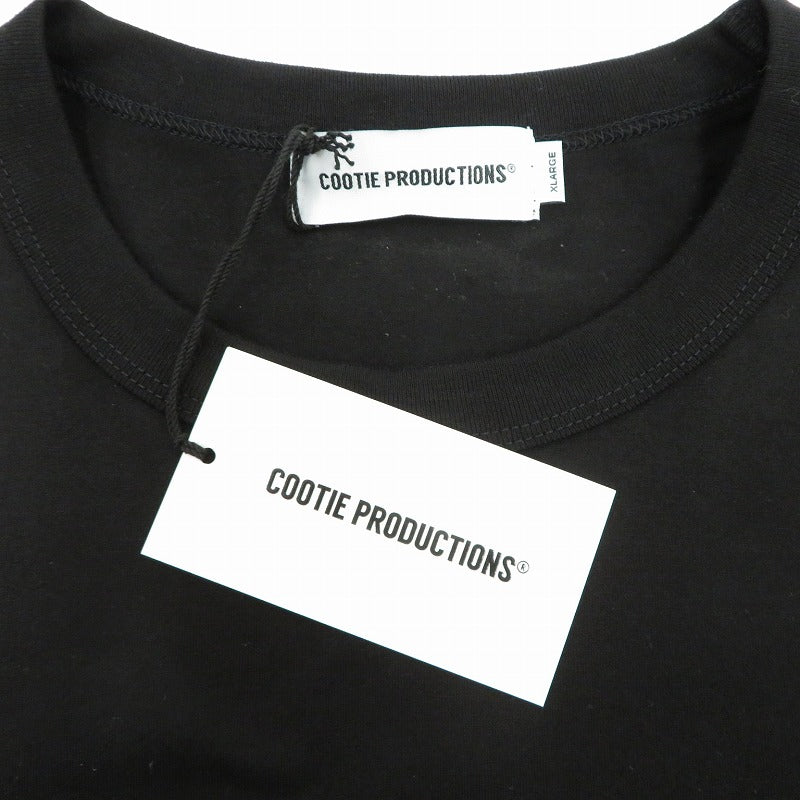COOTIE | クーティー Oversized Print L/S Tee 長袖Ｔシャツ CTE-25A340 ブラック サイズ：XL【瀬戸大橋店】
