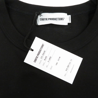 COOTIE | クーティー Oversized Print L/S Tee 長袖Ｔシャツ CTE-25A340 ブラック サイズ：XL【瀬戸大橋店】