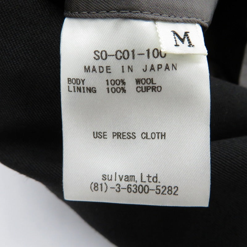 ｼﾙﾊﾞｰﾗｲﾝ ｵｰﾊﾞｰｺｰﾄ その他アウター S0-C01-100 ブラック サイズ：M【瀬戸大橋店】