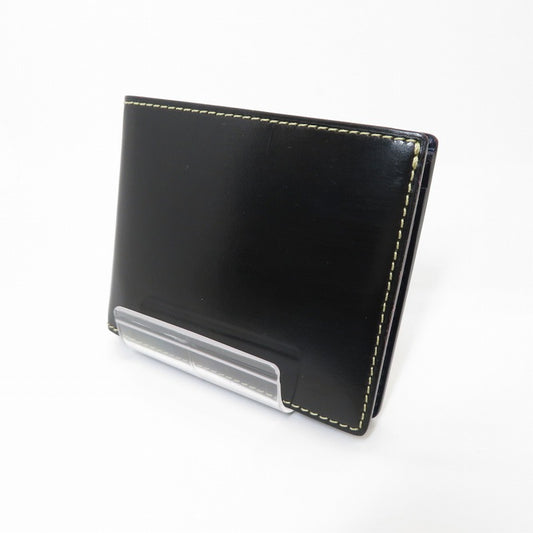 ﾌﾞﾗｯｸ×ﾈｲﾋﾞｰ 二つ折り財布 106272 ブラック【瀬戸大橋店】