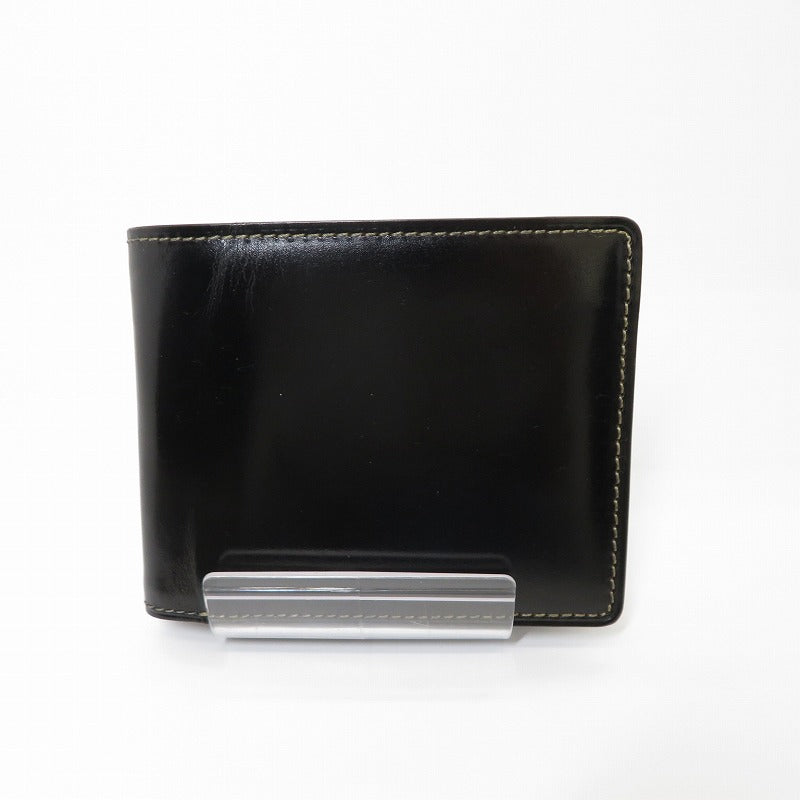 GANZO | ガンゾ BRIDLE CASUAL 二つ折り財布 58178 ブラック【瀬戸大橋店】