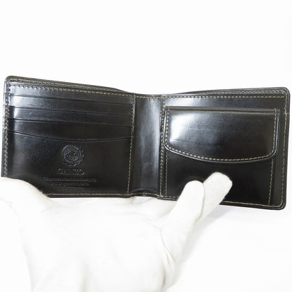 GANZO | ガンゾ BRIDLE CASUAL 二つ折り財布 58178 ブラック【瀬戸大橋店】