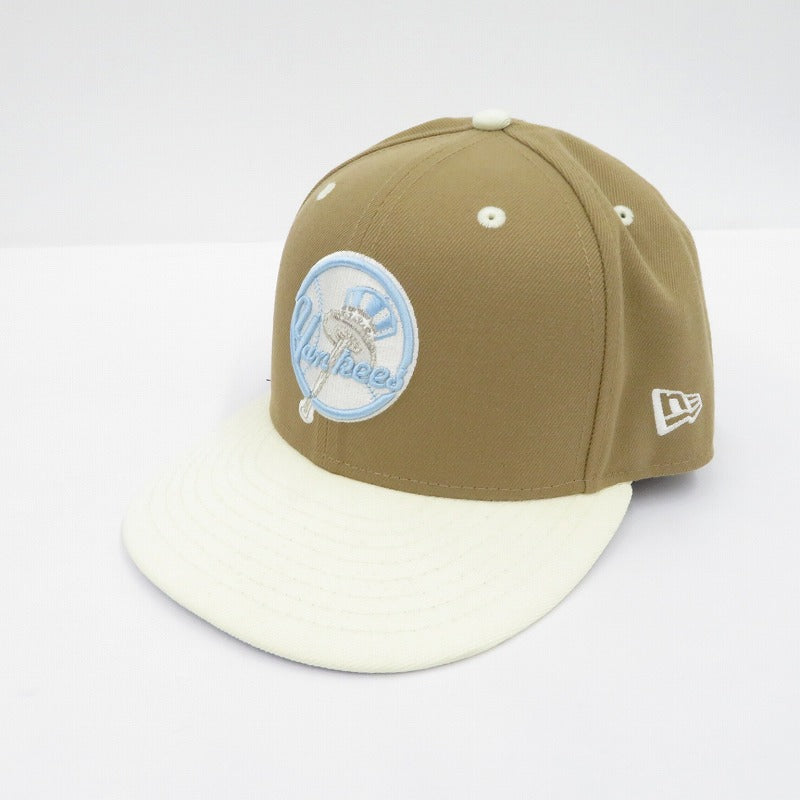 NEW ERA | ニューエラ 7 1/2 (59.6cm) ﾆｭｰﾖｰｸﾔﾝｷｰｽ/HOMEGAME キャップ ベージュ【瀬戸大橋店】