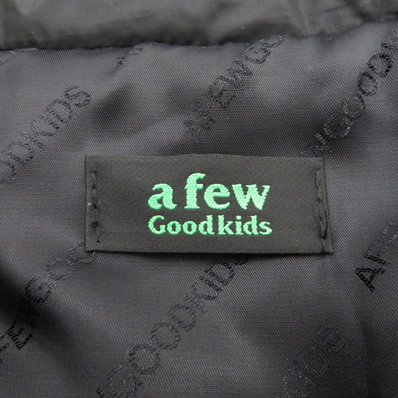 A FEW GOOD KIDS | アヒューグッドキッズ ダウンジャケット ブラック サイズ：M【瀬戸大橋店】