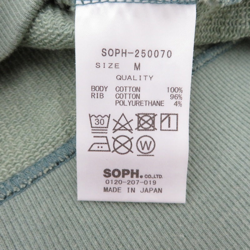 SOPH. | ソフ SIMON TAYLOR: DOT MASK CREWNECK スウェット SOPH-250070 グリーン サイズ：M【瀬戸大橋店】