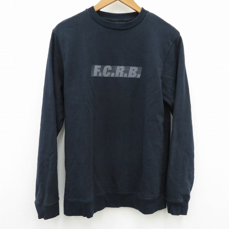 FCRB | エフシーアールビー EFFECT LINE LOGO TEAM CREWNECK SWEAT スウェット FCRB-250080 ネイビー サイズ：L【瀬戸大橋店】