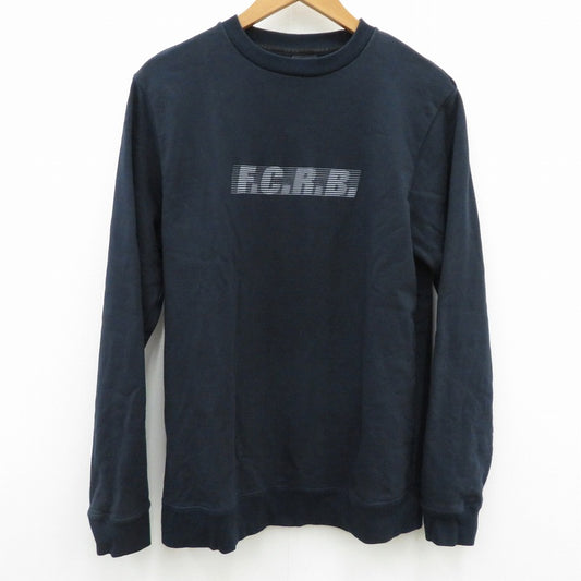 FCRB | エフシーアールビー EFFECT LINE LOGO TEAM CREWNECK SWEAT スウェット FCRB-250080 ネイビー サイズ：L【瀬戸大橋店】