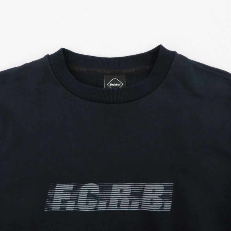 FCRB | エフシーアールビー EFFECT LINE LOGO TEAM CREWNECK SWEAT スウェット FCRB-250080 ネイビー サイズ：L【瀬戸大橋店】