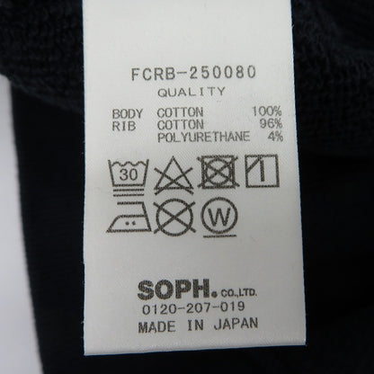 FCRB | エフシーアールビー EFFECT LINE LOGO TEAM CREWNECK SWEAT スウェット FCRB-250080 ネイビー サイズ：L【瀬戸大橋店】