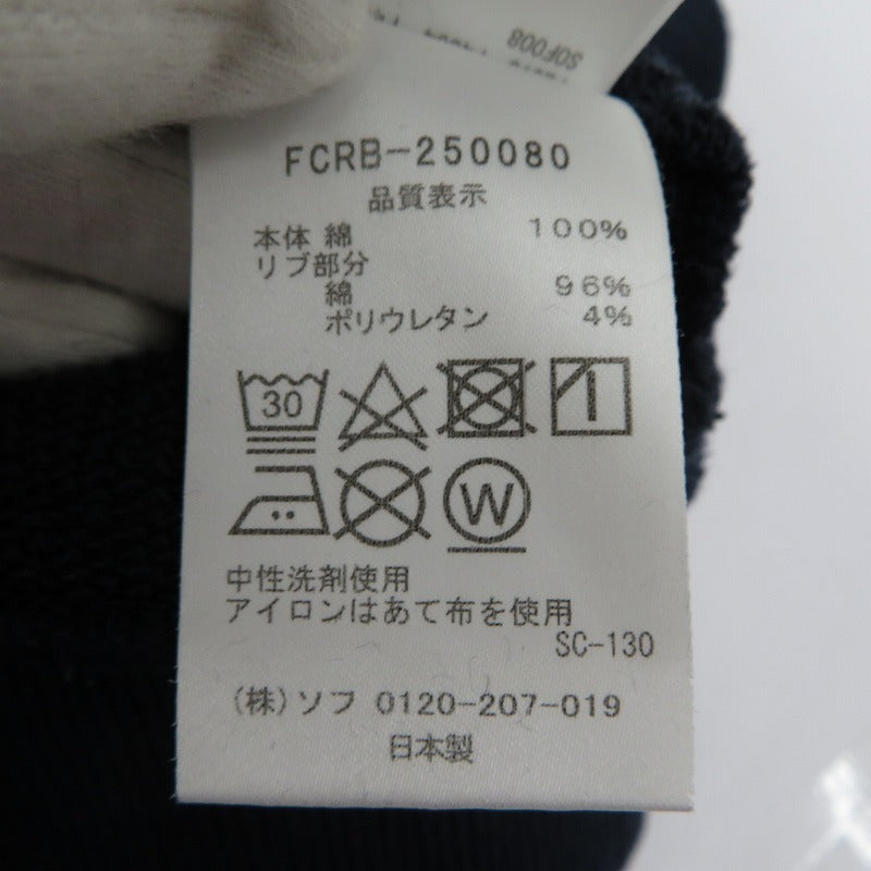 FCRB | エフシーアールビー EFFECT LINE LOGO TEAM CREWNECK SWEAT スウェット FCRB-250080 ネイビー サイズ：L【瀬戸大橋店】