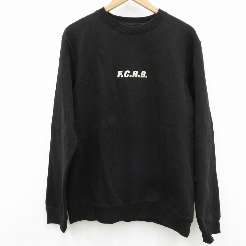 FCRB | エフシーアールビー SIGNATURE CREWNECK SWEAT スウェット FCRB-252095 ブラック サイズ：L【瀬戸大橋店】