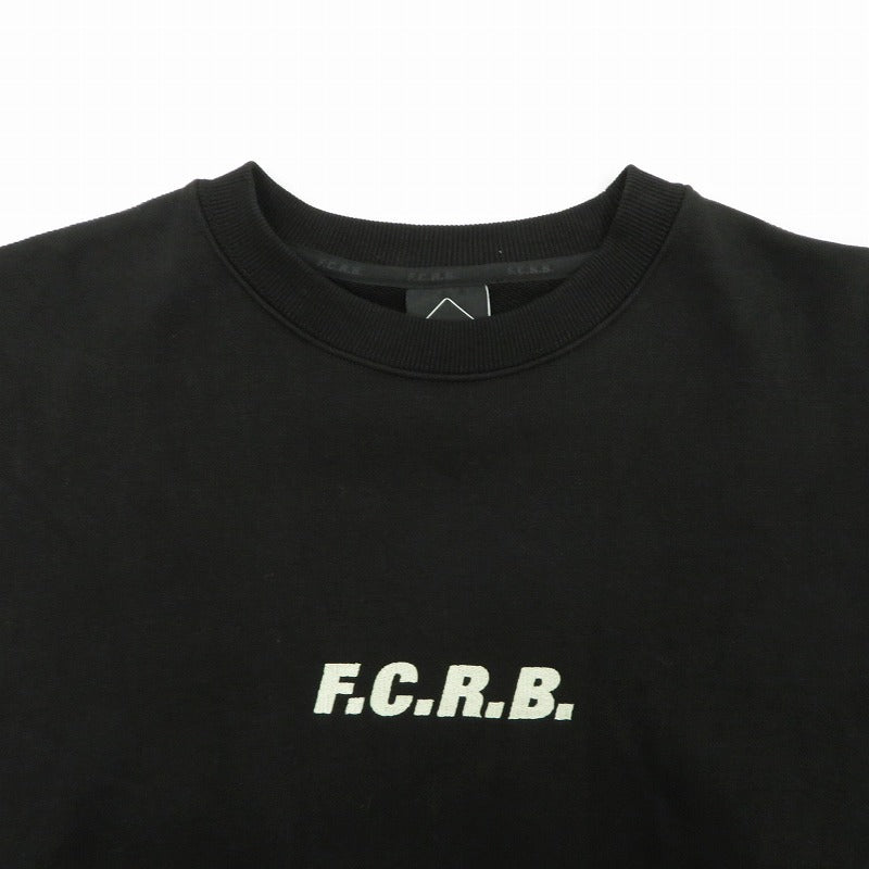 FCRB | エフシーアールビー SIGNATURE CREWNECK SWEAT スウェット FCRB-252095 ブラック サイズ：L【瀬戸大橋店】