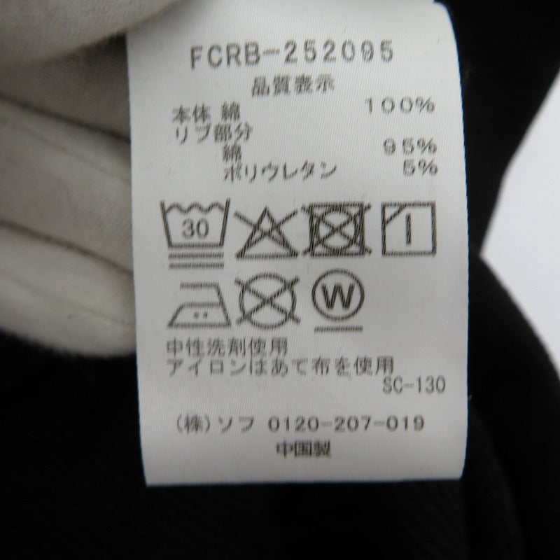 FCRB | エフシーアールビー SIGNATURE CREWNECK SWEAT スウェット FCRB-252095 ブラック サイズ：L【瀬戸大橋店】