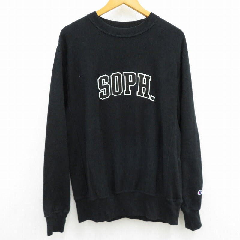 SOPHNET. | ソフネット ×Champion スウェット C8-Z009 ブラック サイズ：S【瀬戸大橋店】