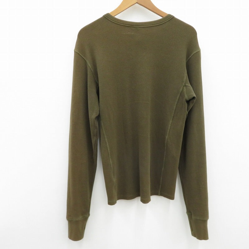 THERMAL LONG SLEEVE 長袖Ｔシャツ ES2260 カーキ サイズ：M【瀬戸大橋店】