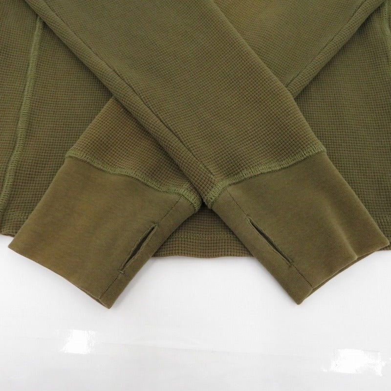 THERMAL LONG SLEEVE 長袖Ｔシャツ ES2260 カーキ サイズ：M【瀬戸大橋店】