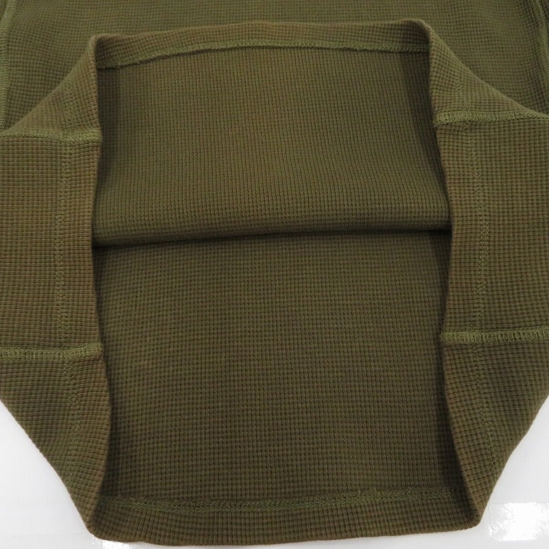 THERMAL LONG SLEEVE 長袖Ｔシャツ ES2260 カーキ サイズ：M【瀬戸大橋店】