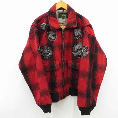 schott | ショット M-422B その他アウター レッド サイズ：XL【瀬戸大橋店】