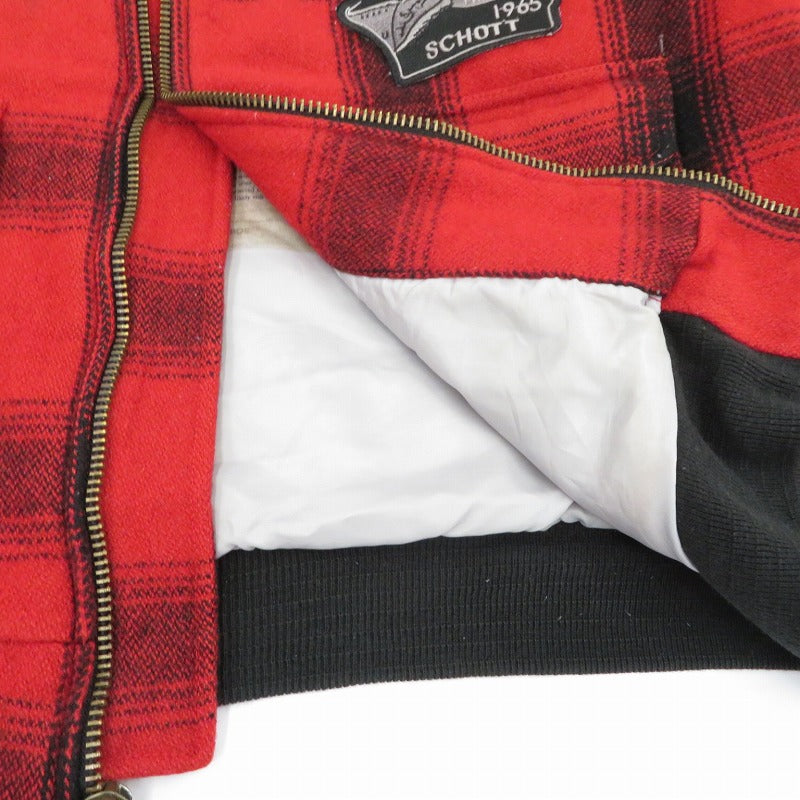 schott | ショット M-422B その他アウター レッド サイズ：XL【瀬戸大橋店】
