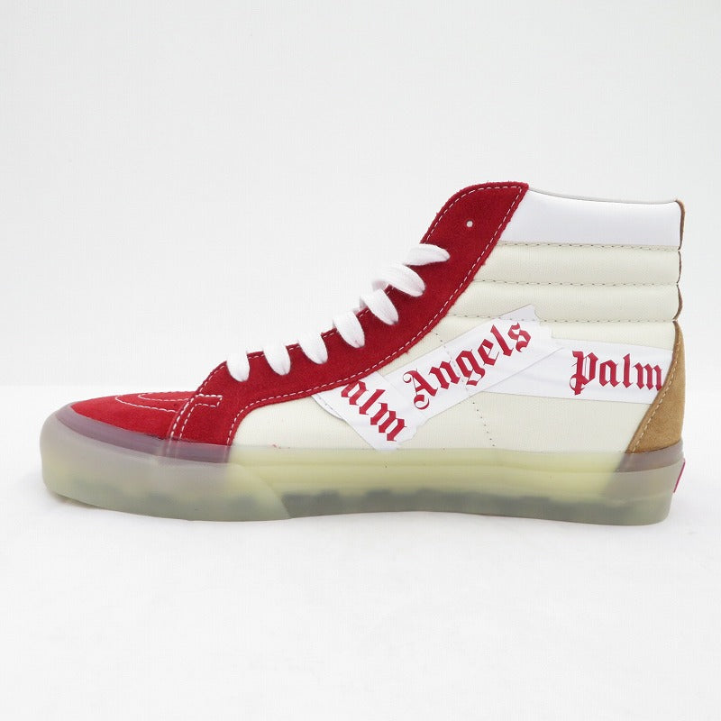 VANS | バンズ ×Palm Angels Sk8-Hi Reissue スニーカー VN0A3MV777W1 レッド 28.5cm【瀬戸大橋店】