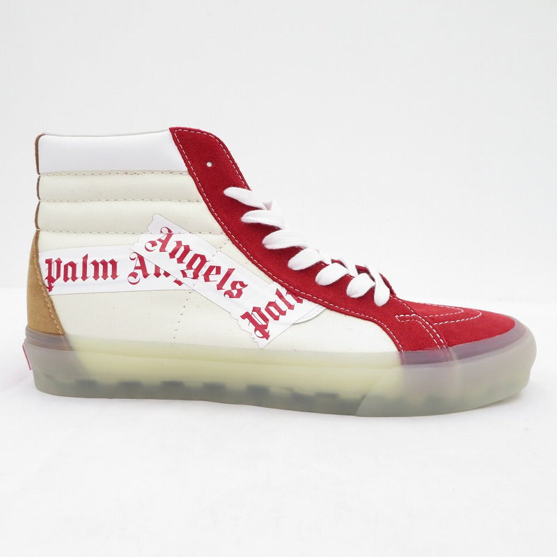 VANS | バンズ ×Palm Angels Sk8-Hi Reissue スニーカー VN0A3MV777W1 レッド 28.5cm【瀬戸大橋店】