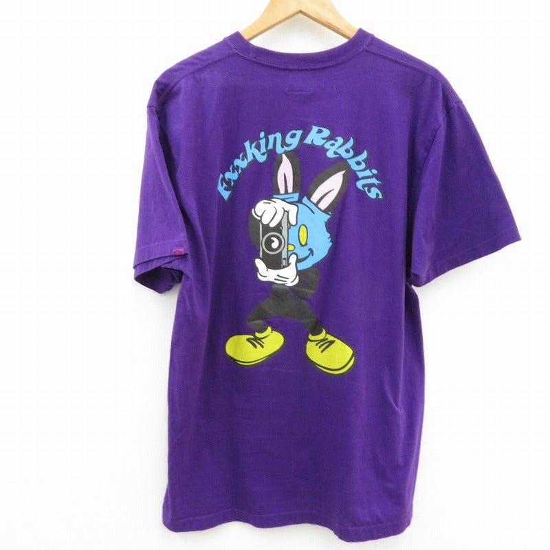 #FR2 | エフアールツー 撫子 半袖Ｔシャツ パープル サイズ：L【瀬戸大橋店】
