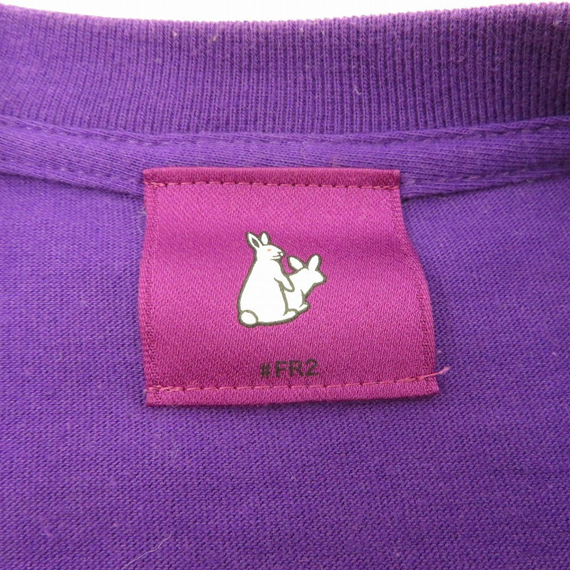 #FR2 | エフアールツー 撫子 半袖Ｔシャツ パープル サイズ：L【瀬戸大橋店】