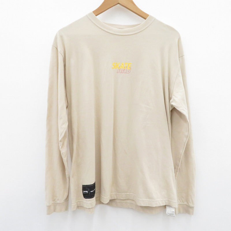 WIND AND SEA | ウィンダンシーウインダンシー 長袖Ｔシャツ ベージュ サイズ：M【瀬戸大橋店】