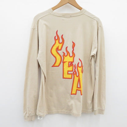 WIND AND SEA | ウィンダンシーウインダンシー 長袖Ｔシャツ ベージュ サイズ：M【瀬戸大橋店】