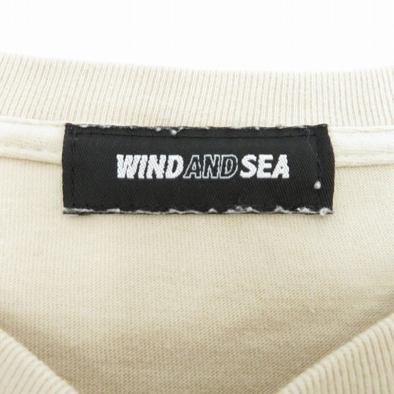 WIND AND SEA | ウィンダンシーウインダンシー 長袖Ｔシャツ ベージュ サイズ：M【瀬戸大橋店】