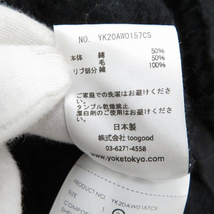 YOKE | ヨーク パーカー YK20AW0157CS ブラック サイズ：2【瀬戸大橋店】