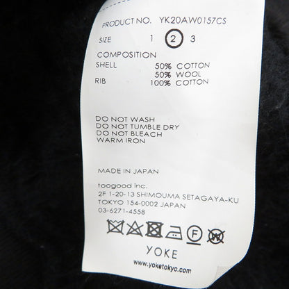 YOKE | ヨーク パーカー YK20AW0157CS ブラック サイズ：2【瀬戸大橋店】