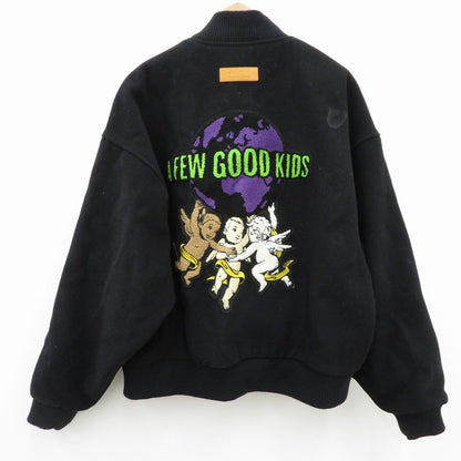 A FEW GOOD KIDS | アヒューグッドキッズ ANGEL COLLEGE JACKET スタジャン ブラック サイズ：L【瀬戸大橋店】