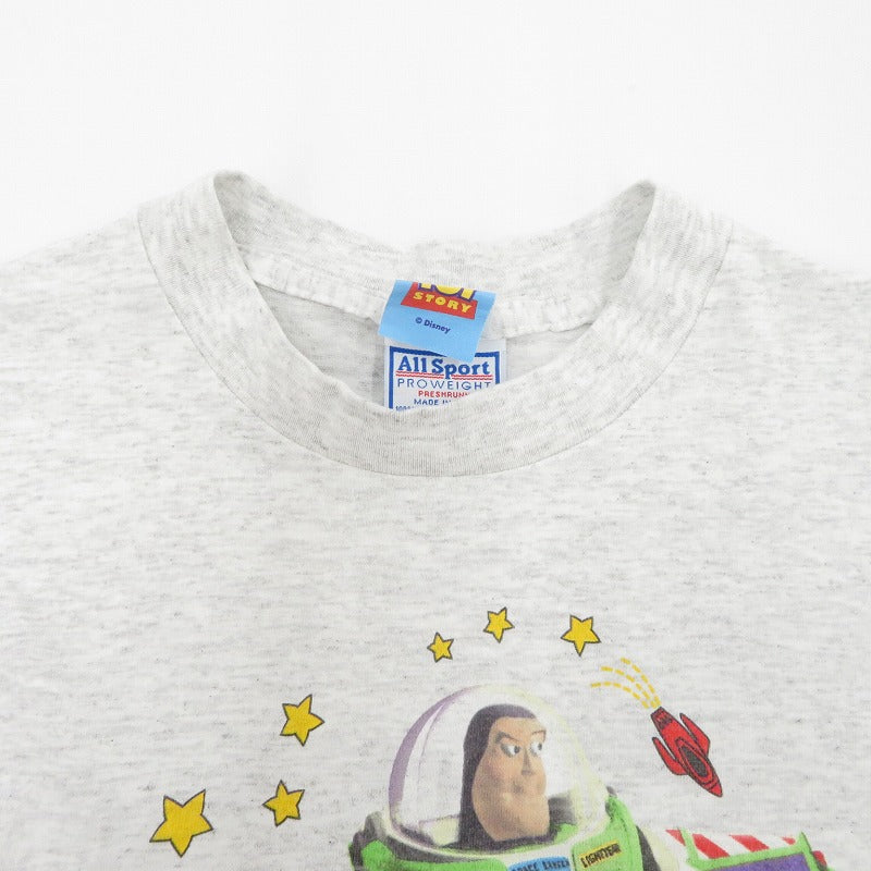 VINTAGE衣料 | ヴィンテージイリョウ ﾄｲｽﾄｰﾘｰ ﾊﾞｽﾞﾗｲﾄｲﾔｰ USA 製 半袖Ｔシャツ グレー【瀬戸大橋店】