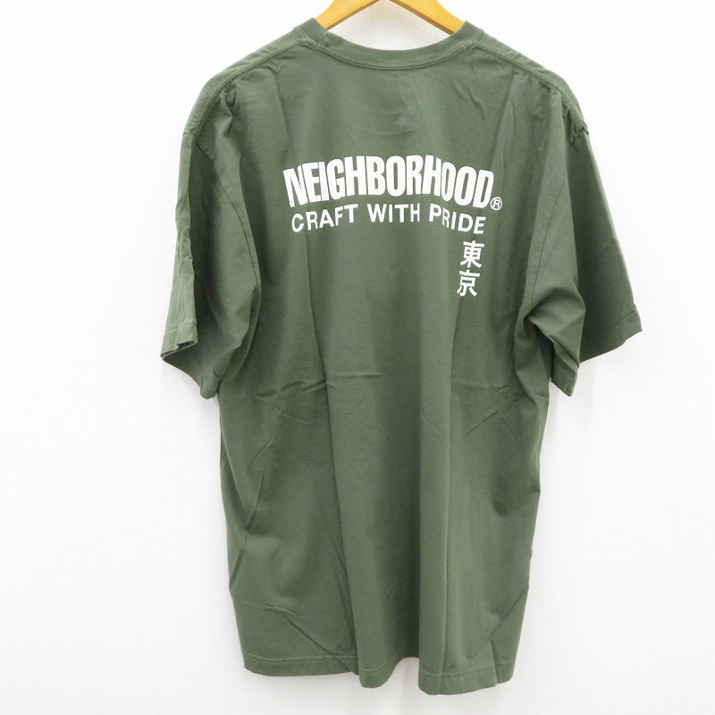 NEIGHBORHOOD | ネイバーフッド SPOT .TEE SSー1 半袖Ｔシャツ 251PCNH-ST06S カーキ サイズ：XL【瀬戸大橋店】